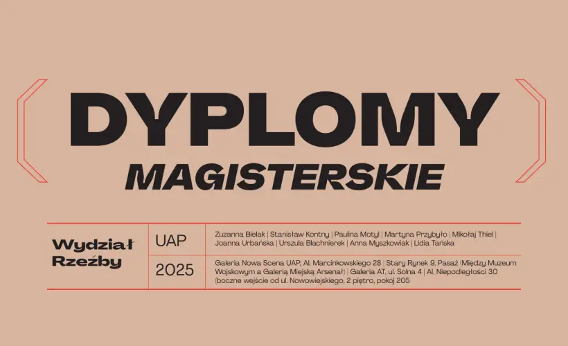 plakat Dyplom Rzeźby
