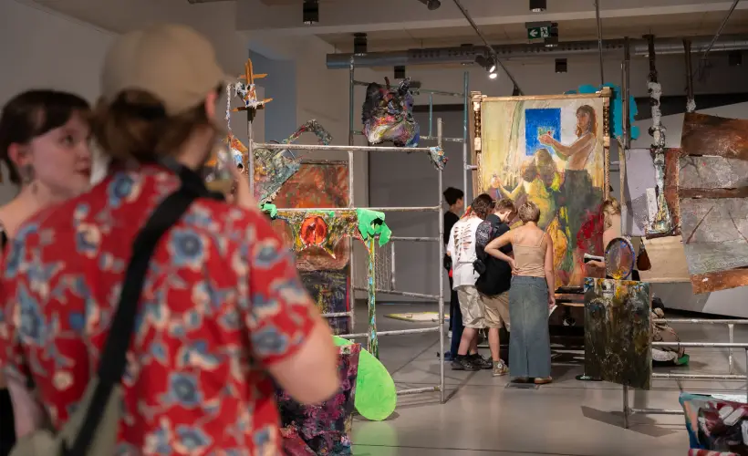 zdjęcie z wystawy yap yap i nara